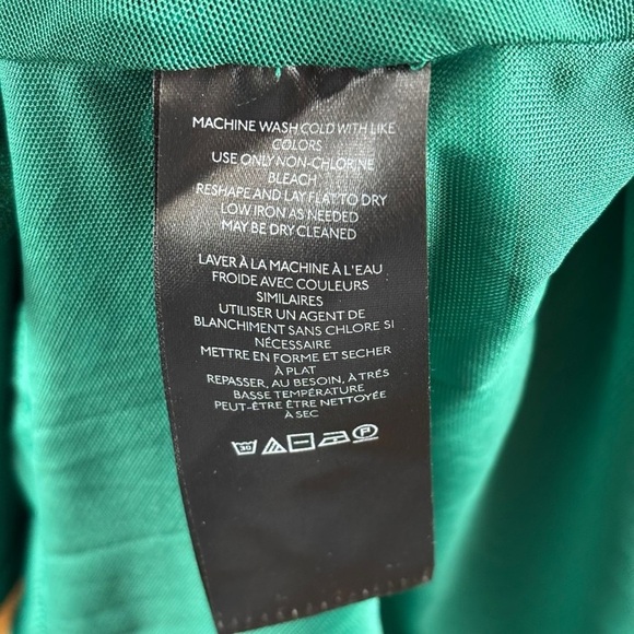 EUC Anthropologie Maya Ruched Cowl Neck Vibrant Green Stretch-Fitting Midi Sz Sm - Picture 9 of 13